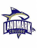 Landmark College Shark athletics logo