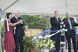 20th anniversary ribbon cutting